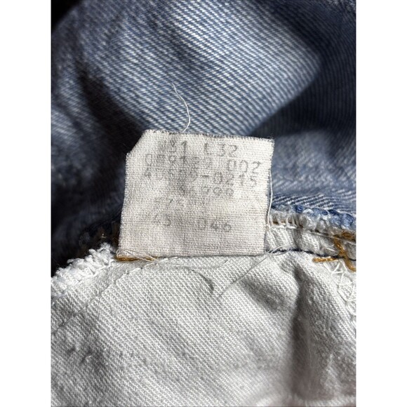 Vintage Levi's 40509 USA Made Denim Orange Tag Faded Jeans W31 L32, Real 31x31 - Picture 7 of 7